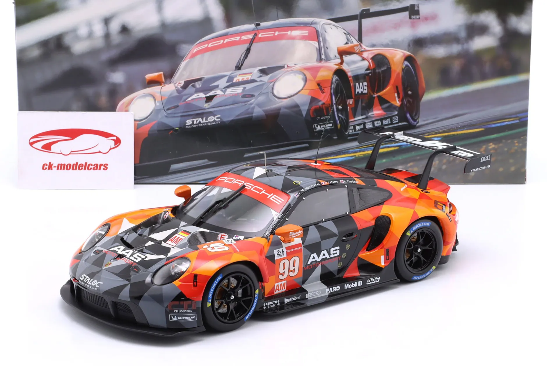 Porsche 911 RSR-19 #99 24h LeMans 2021 Proton Competition 1:18 Ixo