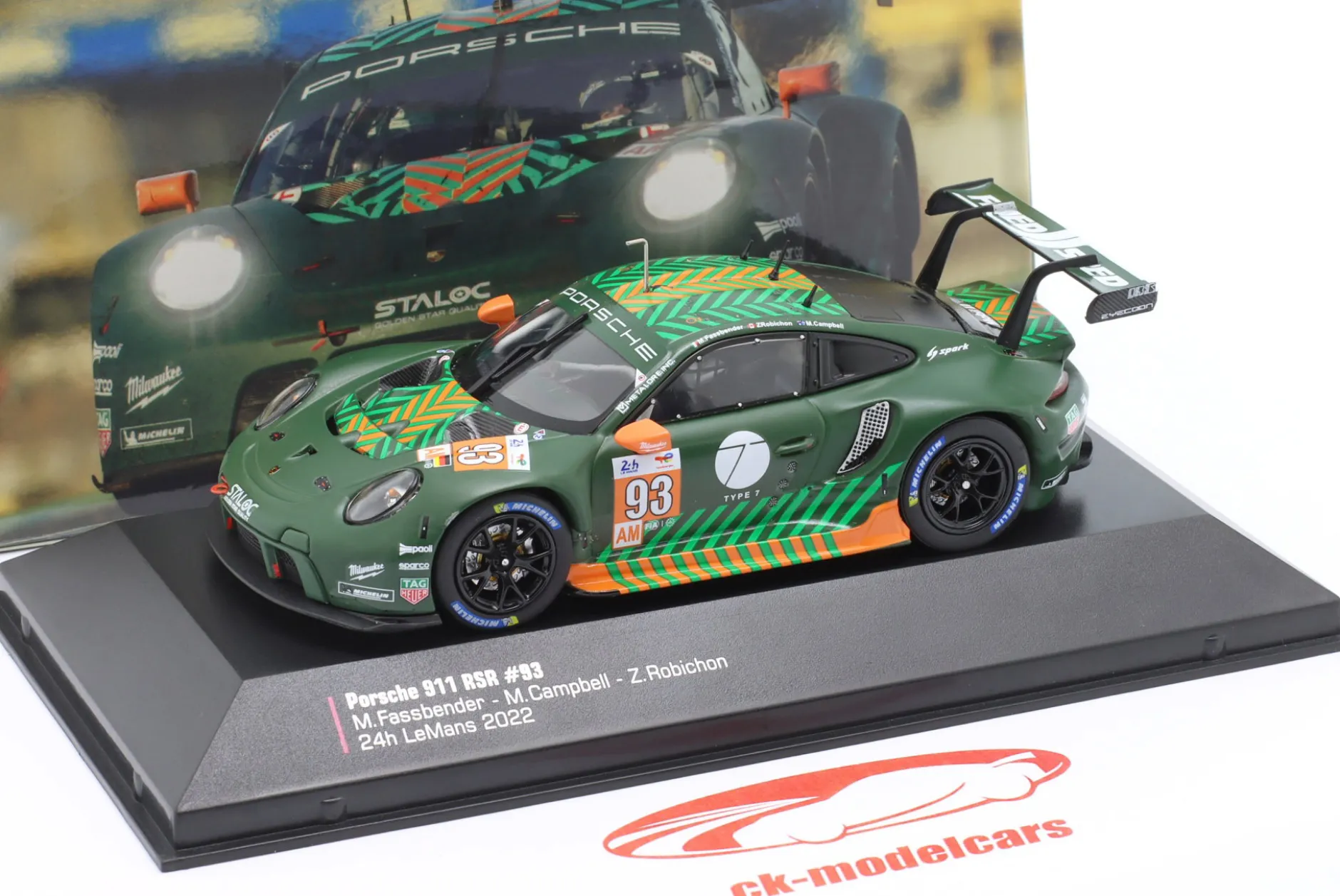 Porsche 911 RSR-19 #93 24h LeMans 2022 Proton Competition 1:43 Ixo