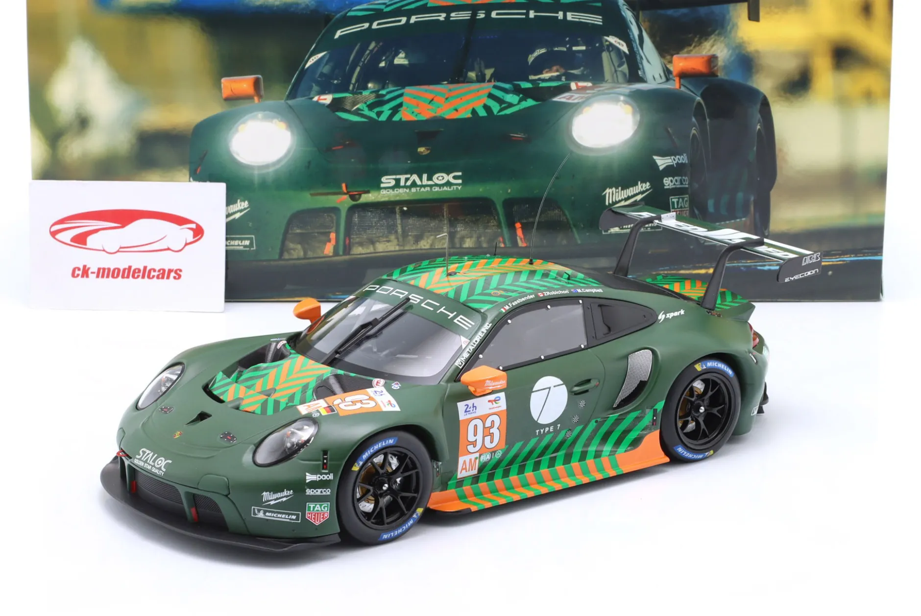 Porsche 911 RSR-19 #93 24h LeMans 2022 Proton Competition 1:18 Ixo