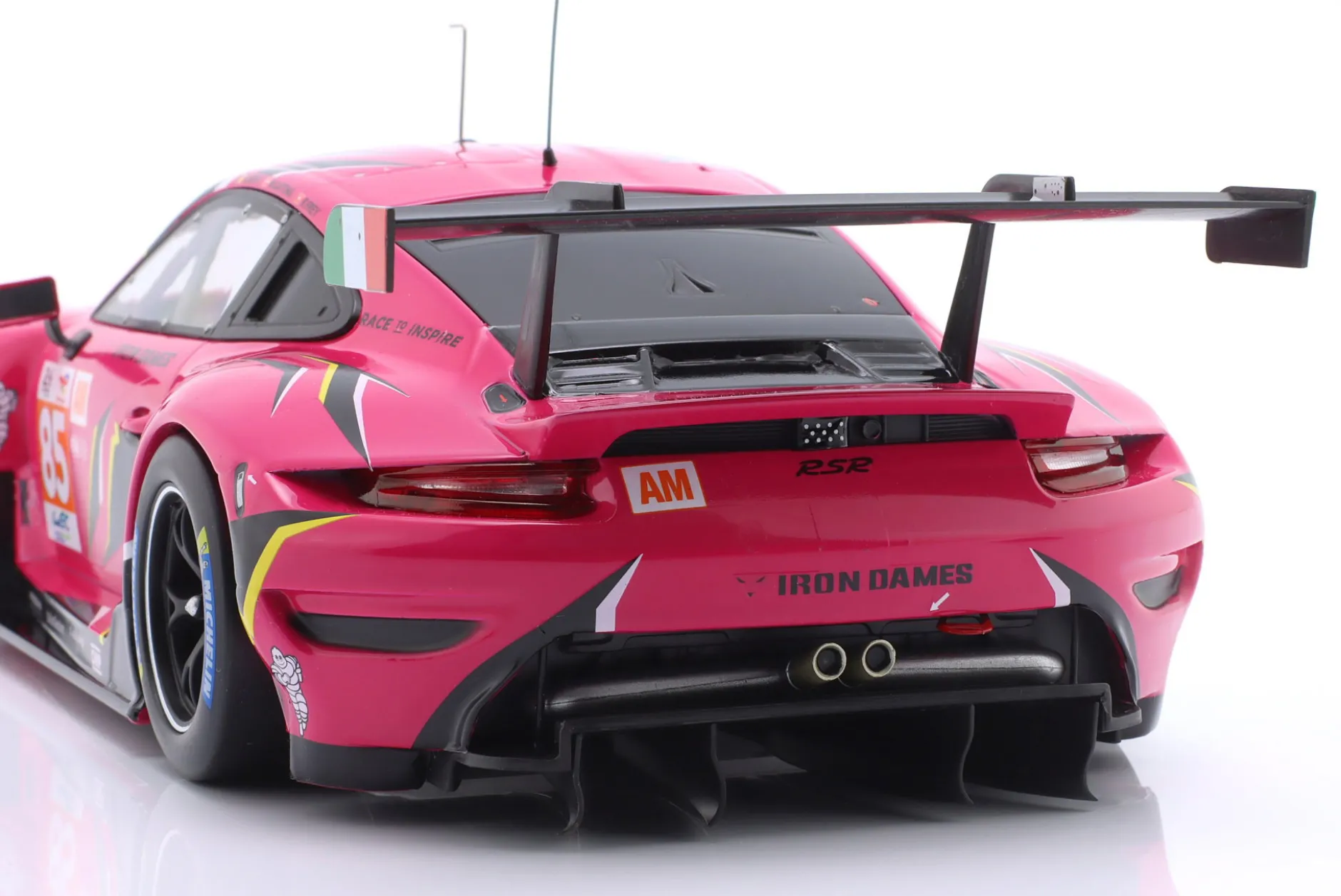 Porsche 911 RSR #85 Iron Dames 24h LeMans 2023 Bovy, Gatting, Frey 1:18 Ixo