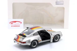 Porsche 911 RSR Kremer Design 1973 silber metallic mit Dekor 1:18 Solido