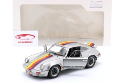 Porsche 911 RSR Kremer Design 1973 silber metallic mit Dekor 1:18 Solido