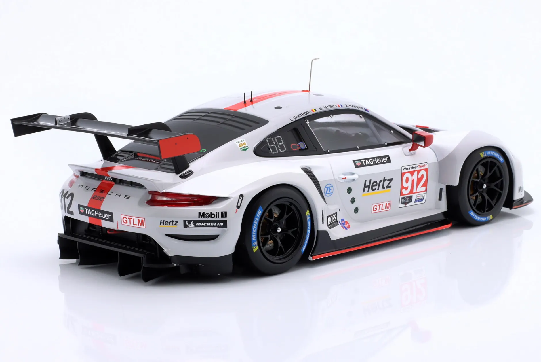 Porsche 911 RSR #912 2nd GTLM-Klasse 24h Daytona 2020 Porsche GT Team 1:18 Ixo
