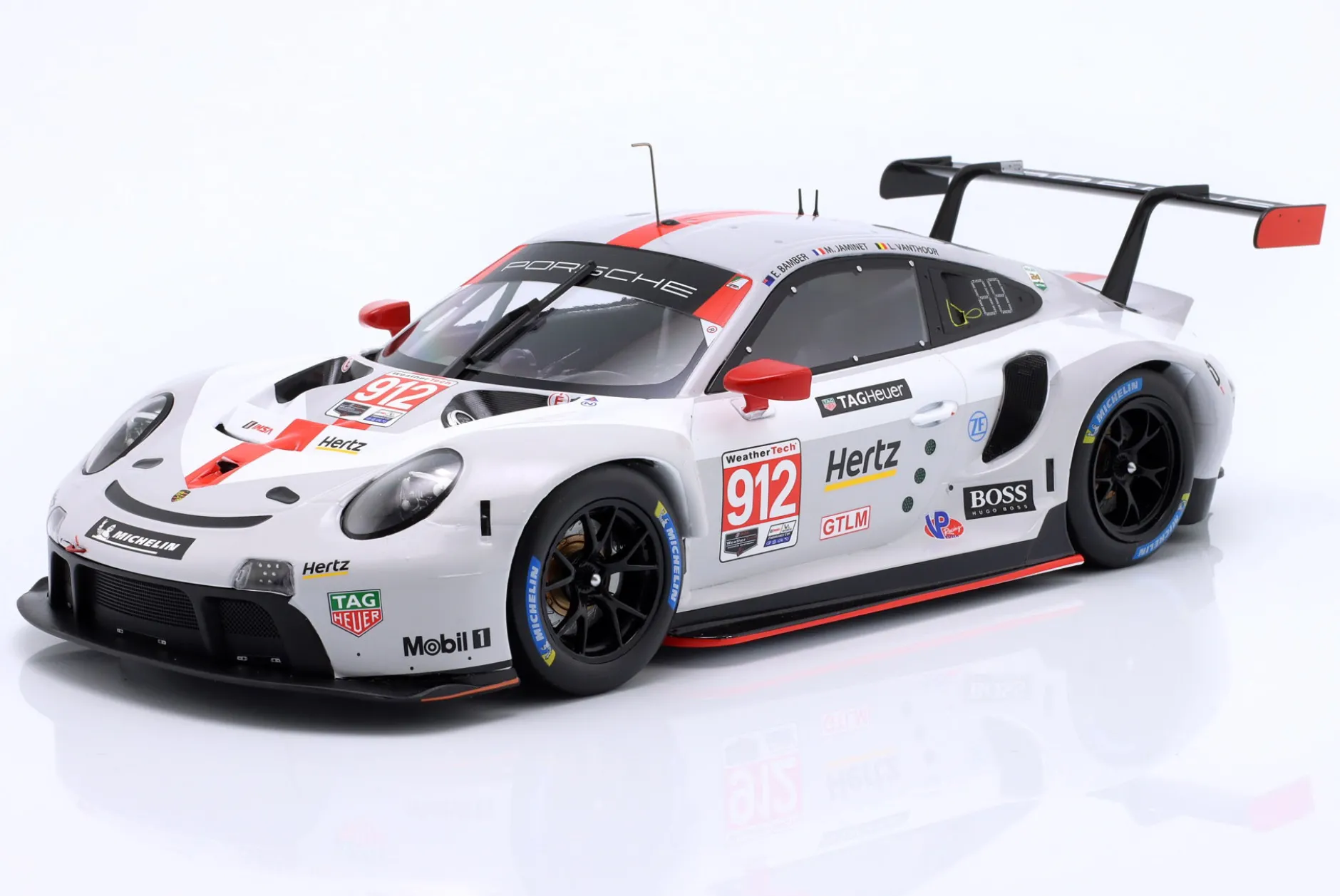Porsche 911 RSR #912 2nd GTLM-Klasse 24h Daytona 2020 Porsche GT Team 1:18 Ixo