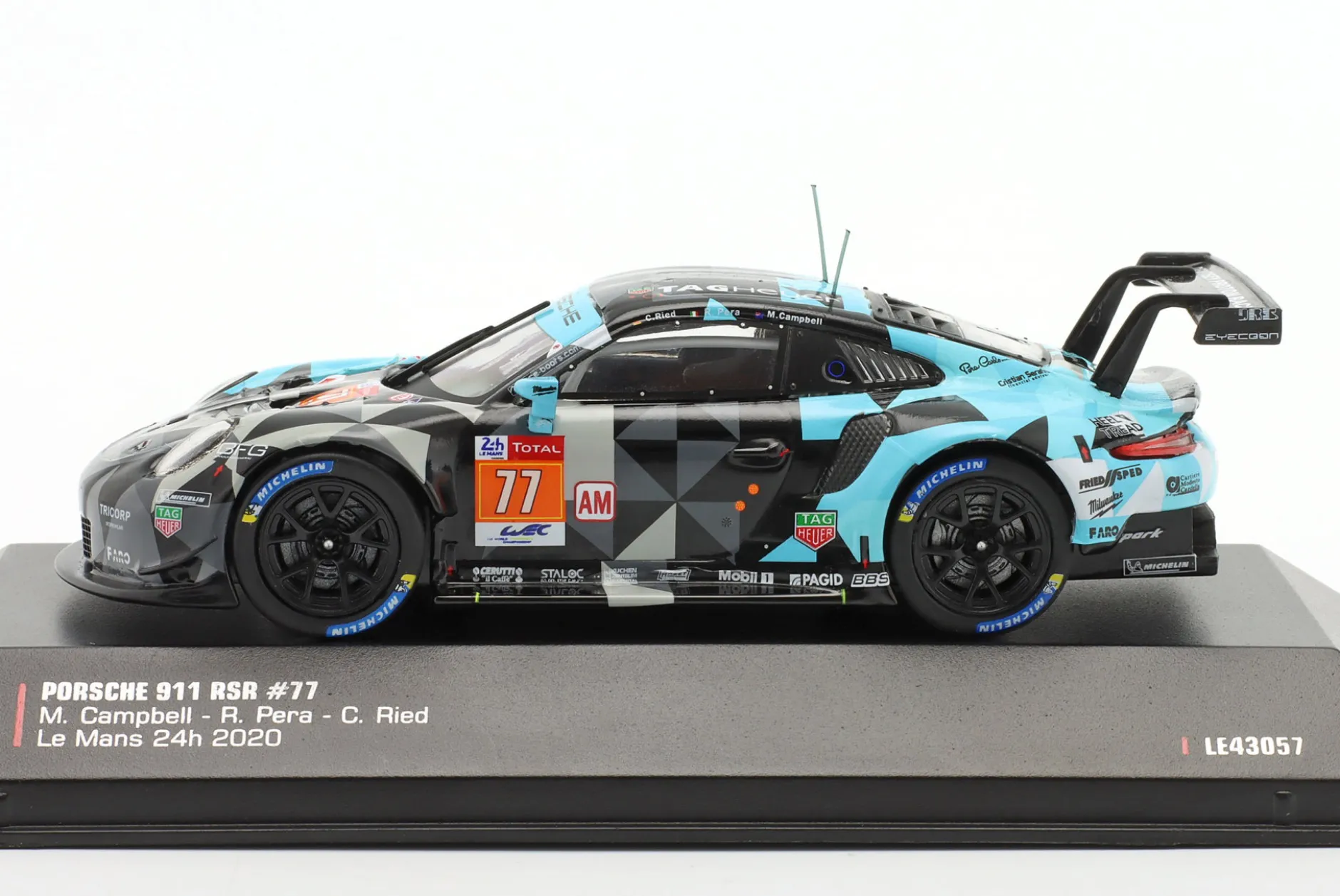 Porsche 911 RSR #77 2nd LMGTE-Am 24h LeMans 2020 Dempsey-Proton Racing 1:43 Ixo