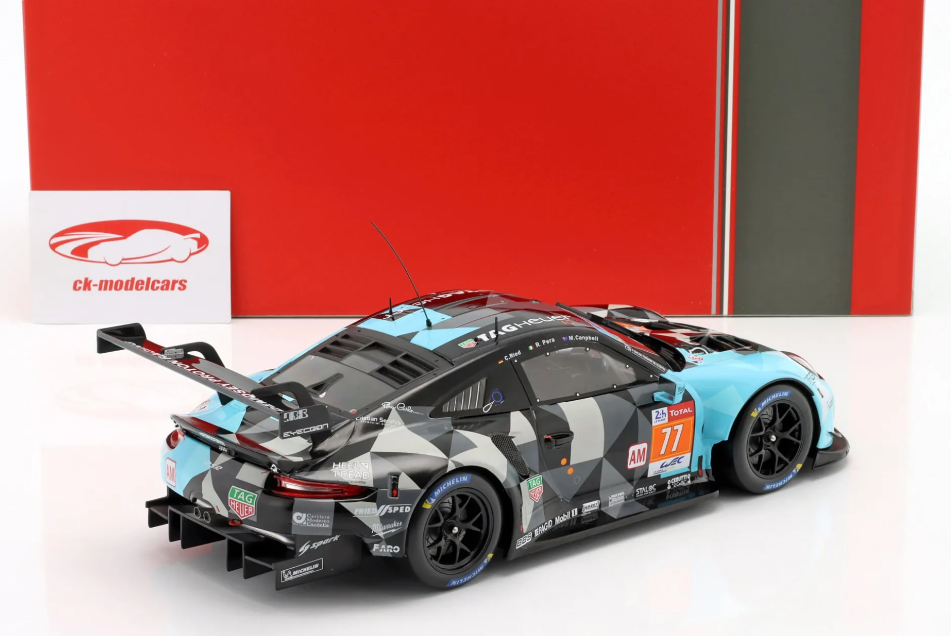 Porsche 911 RSR #77 2nd LMGTE-Am 24h LeMans 2020 Dempsey-Proton Racing 1:18 Ixo