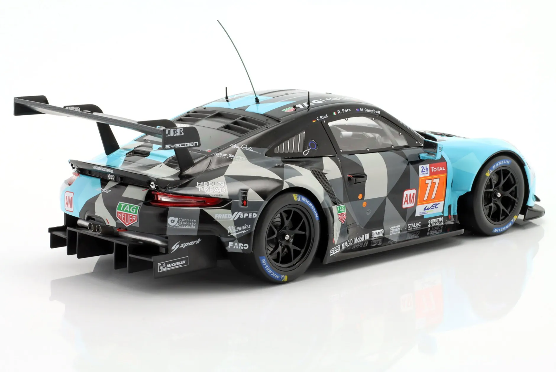Porsche 911 RSR #77 2nd LMGTE-Am 24h LeMans 2020 Dempsey-Proton Racing 1:18 Ixo