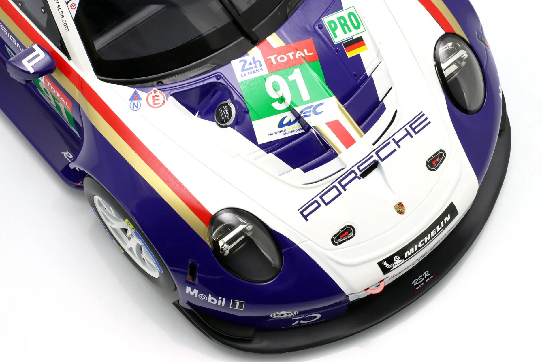 Porsche 911 (991) RSR #91 2nd LMGTE Pro 24h LeMans 2018 1:12 Ixo