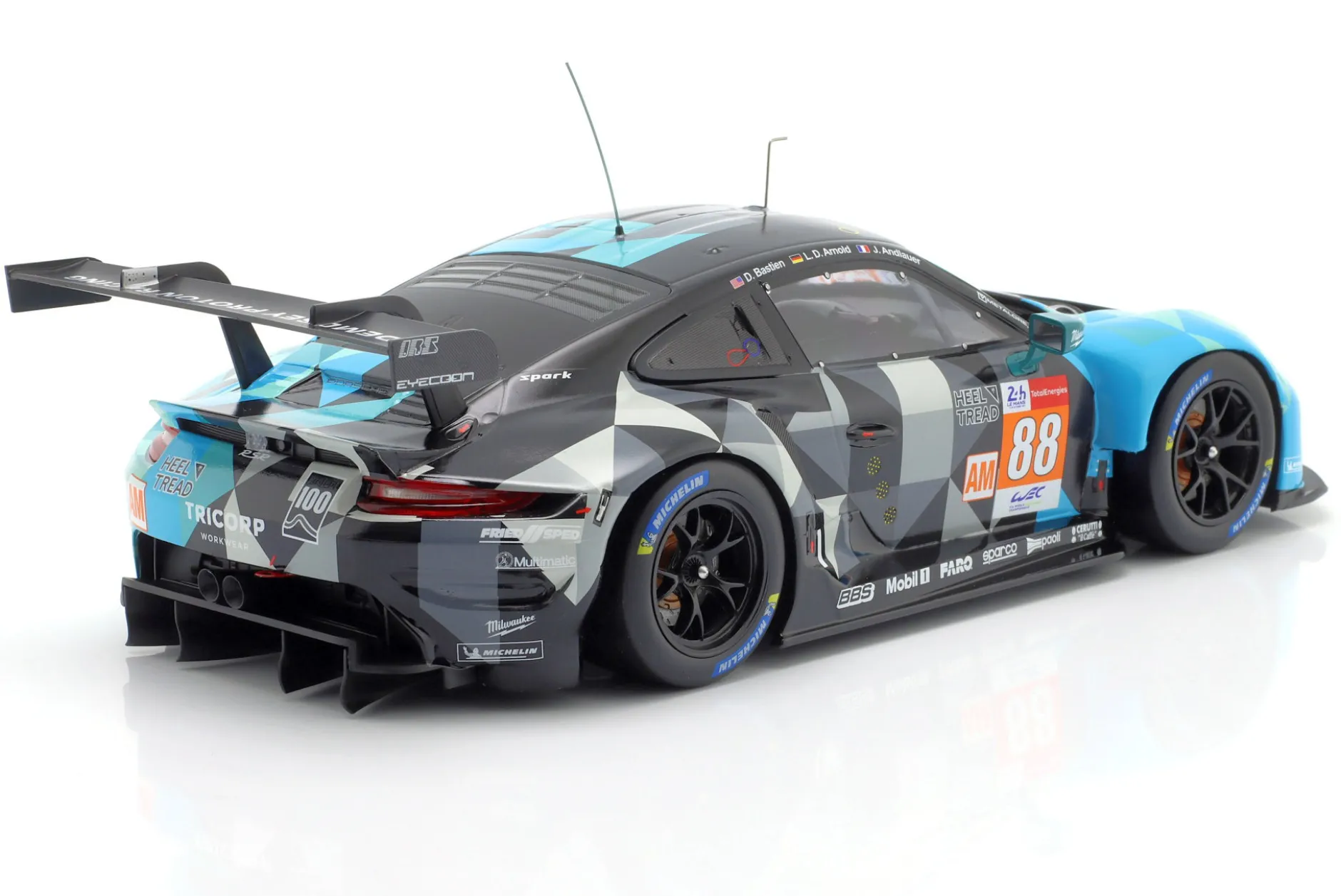 Porsche 911 RSR-19 #88 Proton 24h LeMans 2021 Andlauer, Arnold, Bastien 1:18 Ixo