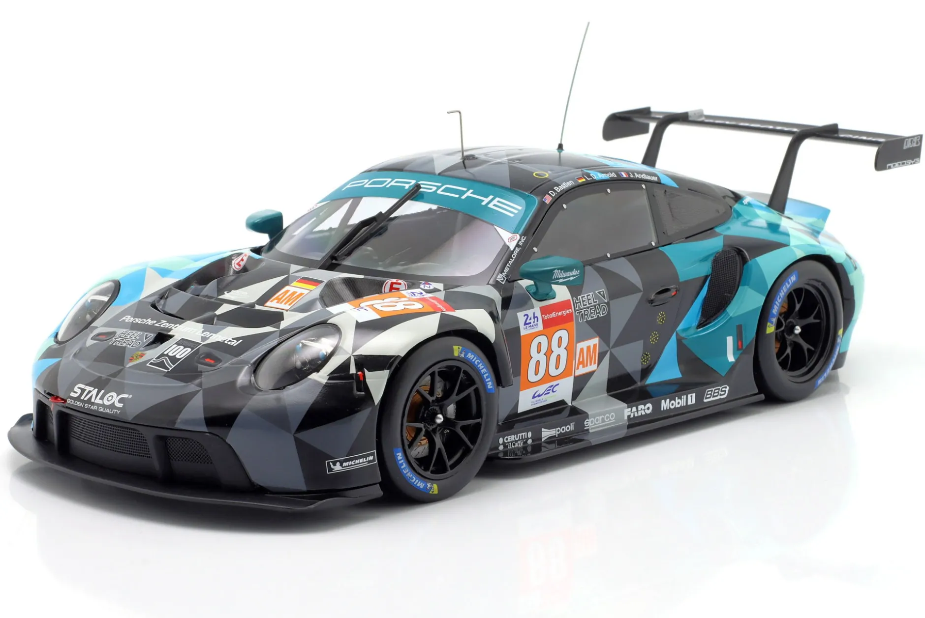 Porsche 911 RSR-19 #88 Proton 24h LeMans 2021 Andlauer, Arnold, Bastien 1:18 Ixo