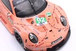 Porsche 911 (991) RSR #92 Sieger LMGTE-Pro 24h LeMans 2018 Pink Pig 1:12 Ixo