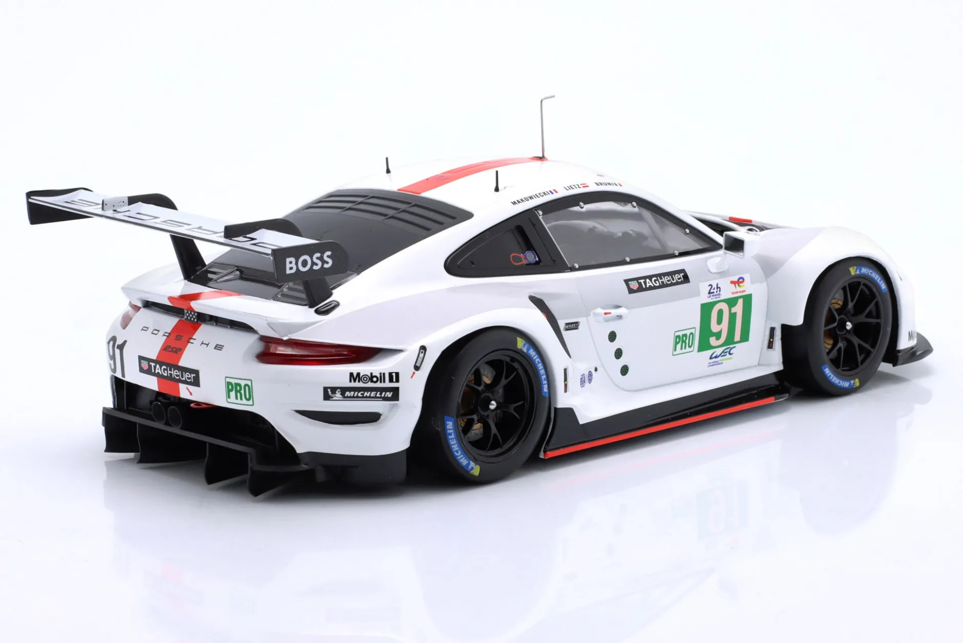 Porsche 911 RSR #91 Sieger LMGTE Pro 24h LeMans 2022 Porsche GT Team 1:18 Ixo