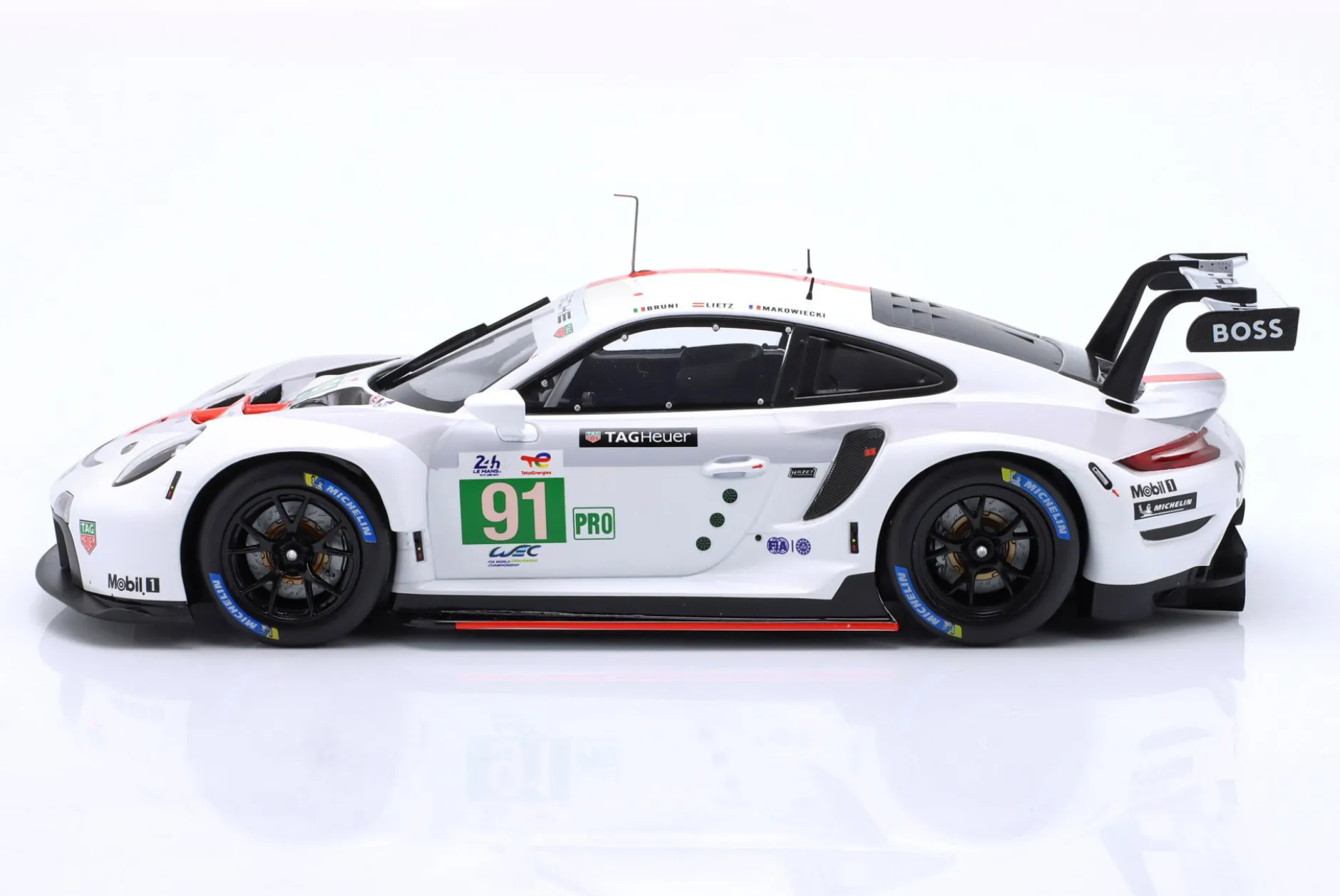 Porsche 911 RSR #91 Sieger LMGTE Pro 24h LeMans 2022 Porsche GT Team 1:18 Ixo