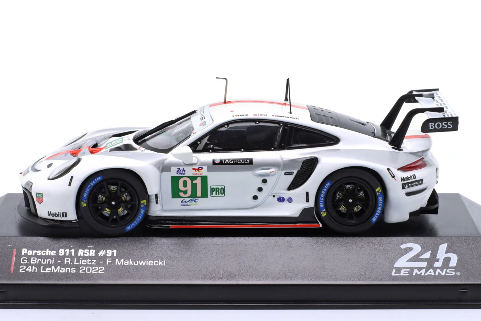 Porsche 911 RSR #91 Sieger LMGTE Pro 24h LeMans 2022 Porsche GT Team 1:43 Ixo