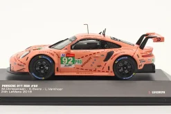Porsche 911 RSR #92 Sieger LMGTE-Pro Klasse Pink Pig 24h LeMans 2018 1:43 Ixo