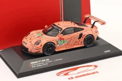 Porsche 911 RSR #92 Sieger LMGTE-Pro Klasse Pink Pig 24h LeMans 2018 1:43 Ixo