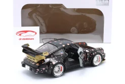 Porsche 911 (964) RWB Rauh-Welt Aoki 2021 schwarz mit Dekor 1:18 Solido