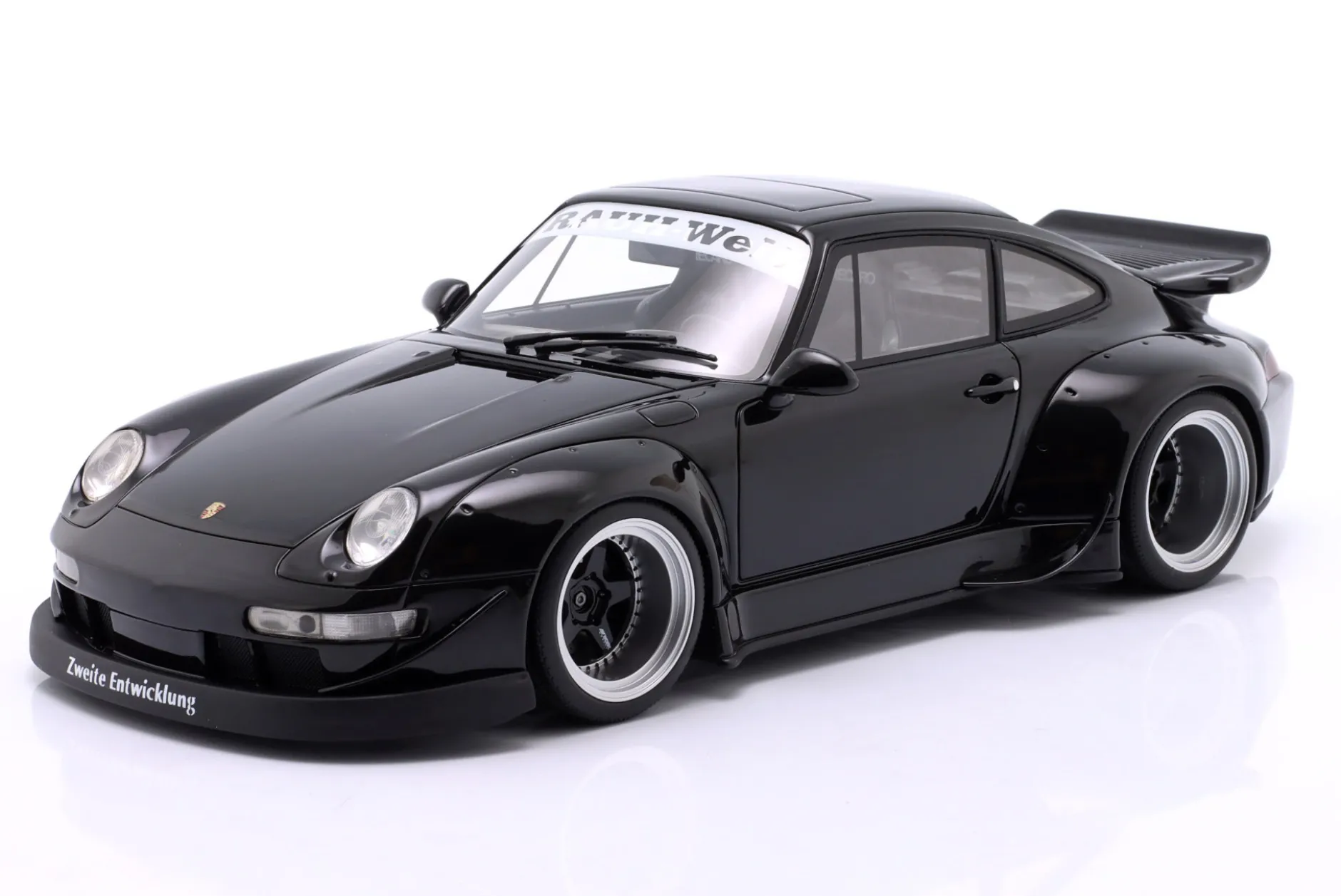 Porsche 911 (993) RWB Rauh-Welt Black Aut 2012 mattschwarz 1:18 GT-Spirit