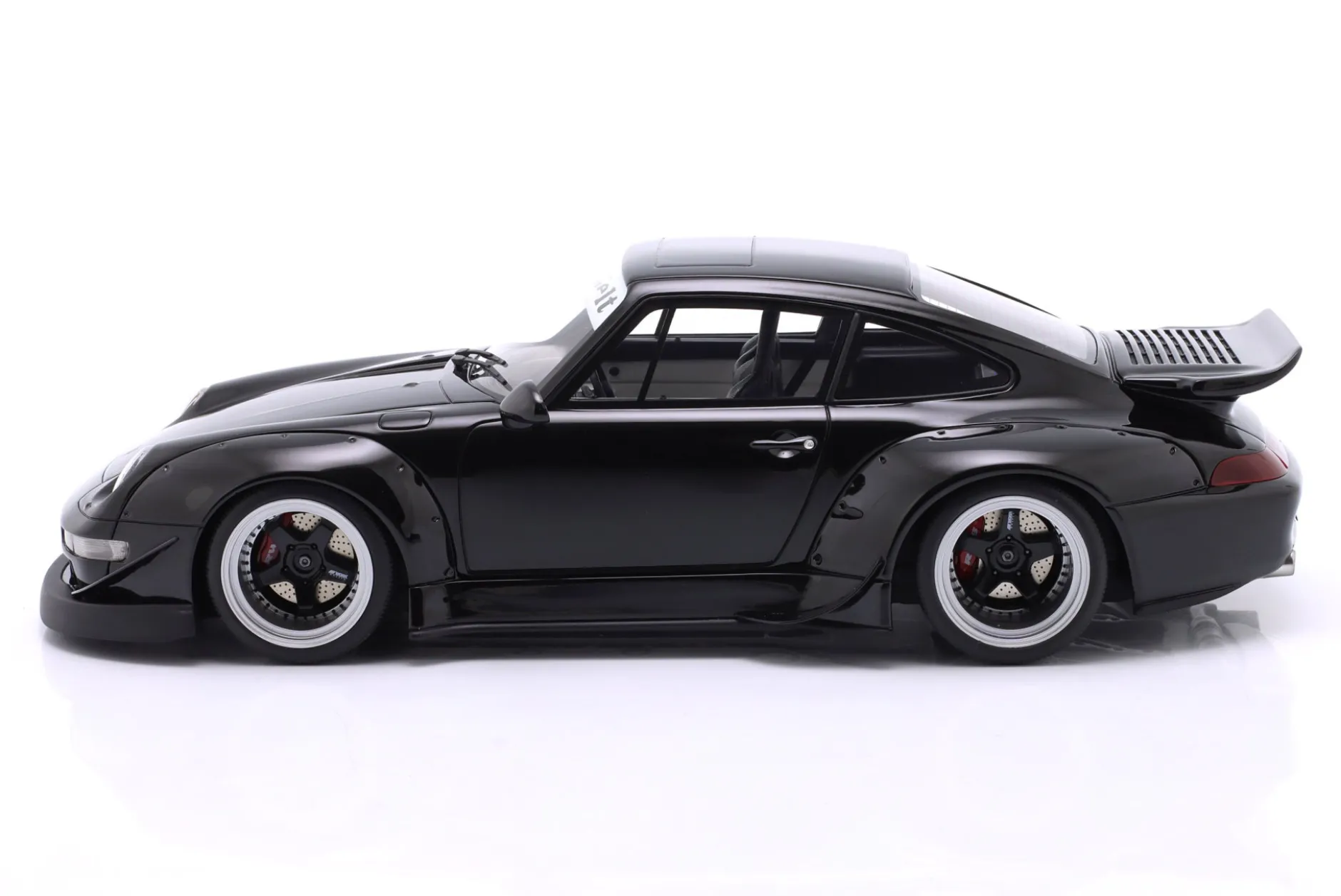 Porsche 911 (993) RWB Rauh-Welt Black Aut 2012 mattschwarz 1:18 GT-Spirit