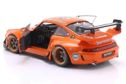 Porsche 911 (993) RWB Rauh-Welt Bodykit Jägermeister #7 2020 orange 1:18 Solido