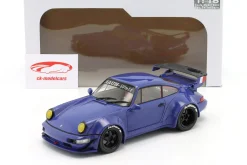 Porsche 911 (964) RWB Rauh-Welt Champagne Baujahr 2017 blau 1:18 Solido