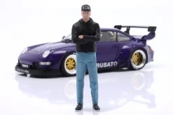 Porsche 911 (993) RWB Rauh-Welt Furusato Sidney Hoffmann Signature Edition mit Figur 1:18 WERK83