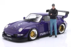 Porsche 911 (993) RWB Rauh-Welt Furusato Sidney Hoffmann Signature Edition mit Figur 1:18 WERK83