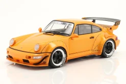 Porsche 911 (964) RWB Rauh-Welt Hibiki Baujahr 2016 orange 1:18 Solido