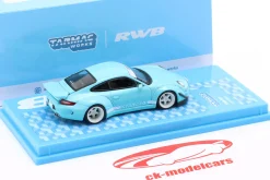 Porsche 911 (997) RWB Rauh-Welt Lomianki hellblau 1:64 Tarmac Works