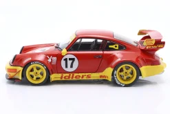 Porsche 911 (964) RWB Rauh-Welt Maty's Idlers 2016 rot / gelb 1:18 Solido