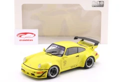 Porsche 911 (964) RWB Rauh-Welt Natalie 2023 gelb 1:18 Solido