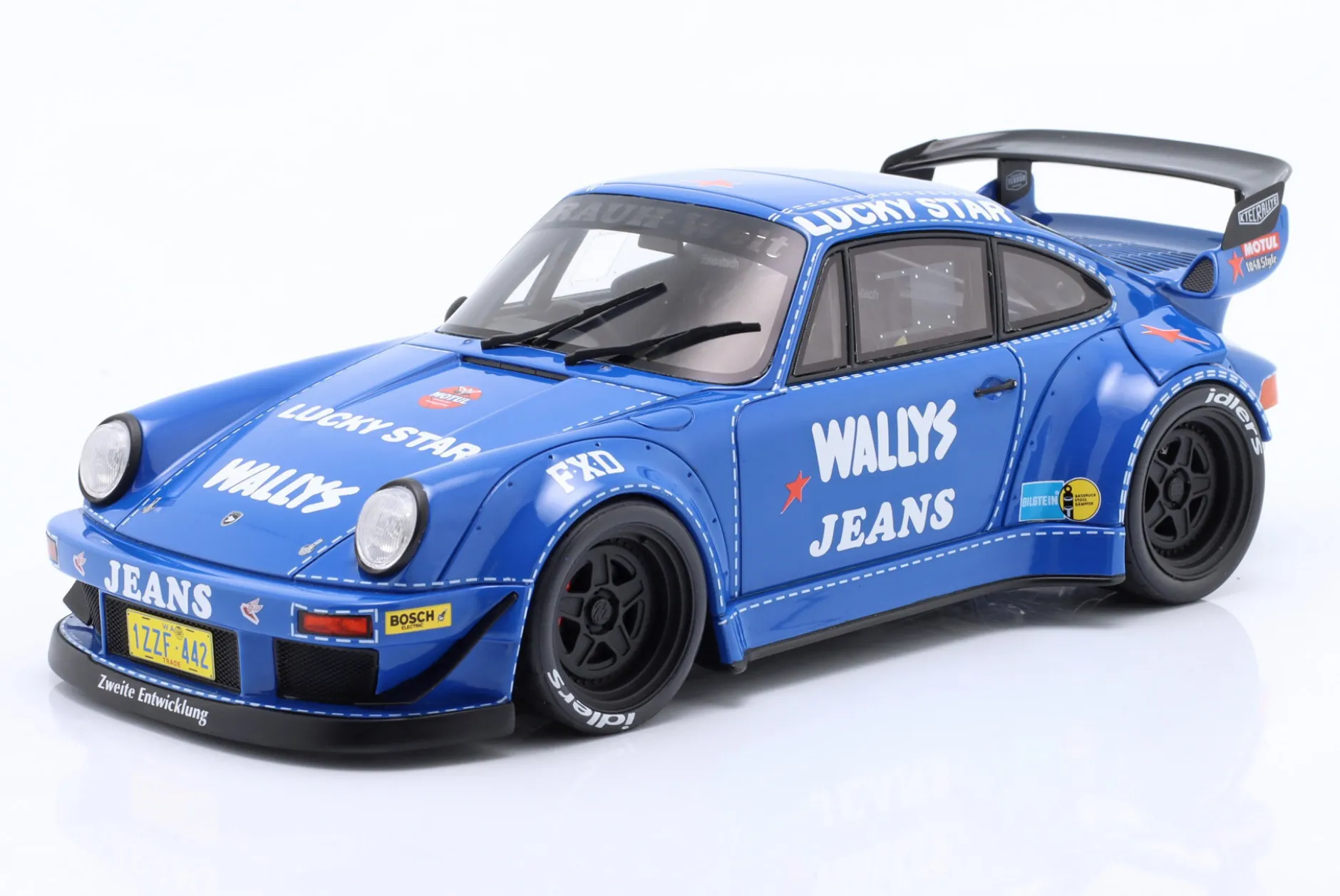 Porsche 911 (964) RWB Rauh-Welt Osho blau 1:18 GT-Spirit