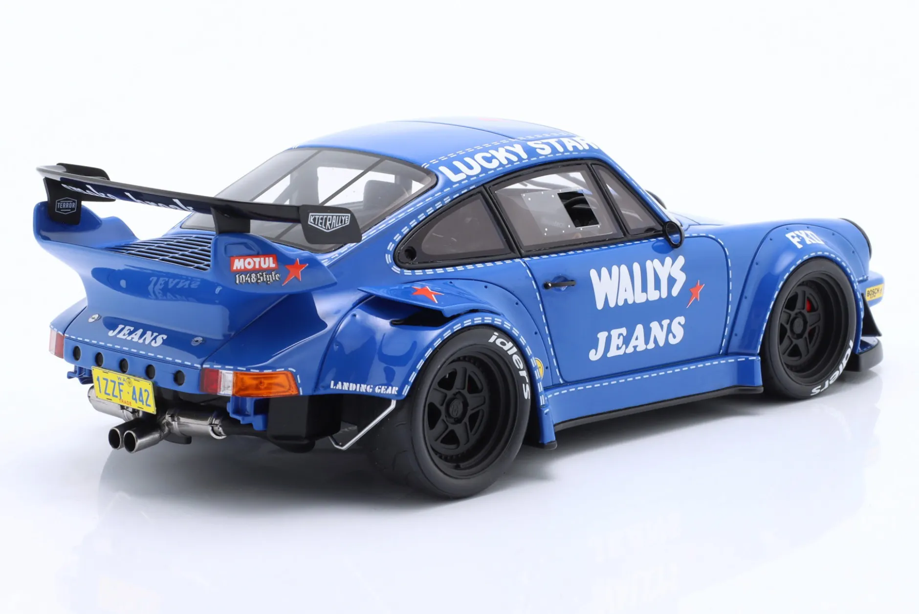 Porsche 911 (964) RWB Rauh-Welt Osho blau 1:18 GT-Spirit