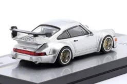 Porsche 911 (964) RWB Rauh-Welt silber metallic 1:64 Tarmac Works