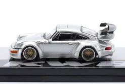 Porsche 911 (964) RWB Rauh-Welt silber metallic 1:64 Tarmac Works