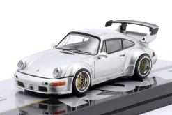 Porsche 911 (964) RWB Rauh-Welt silber metallic 1:64 Tarmac Works