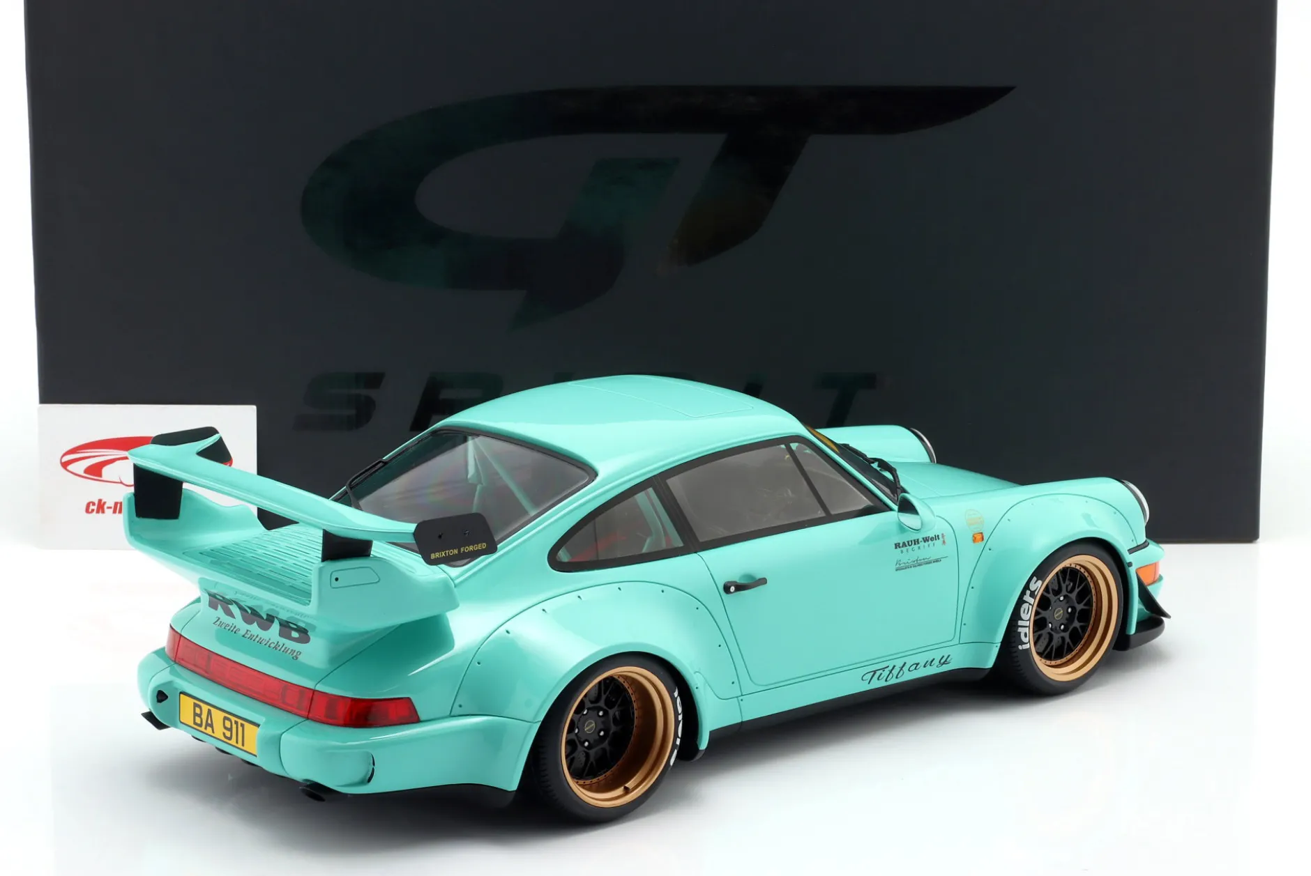 Porsche 911 RWB Rauh-Welt 2020 Tiffany blau 1:12 GT-Spirit