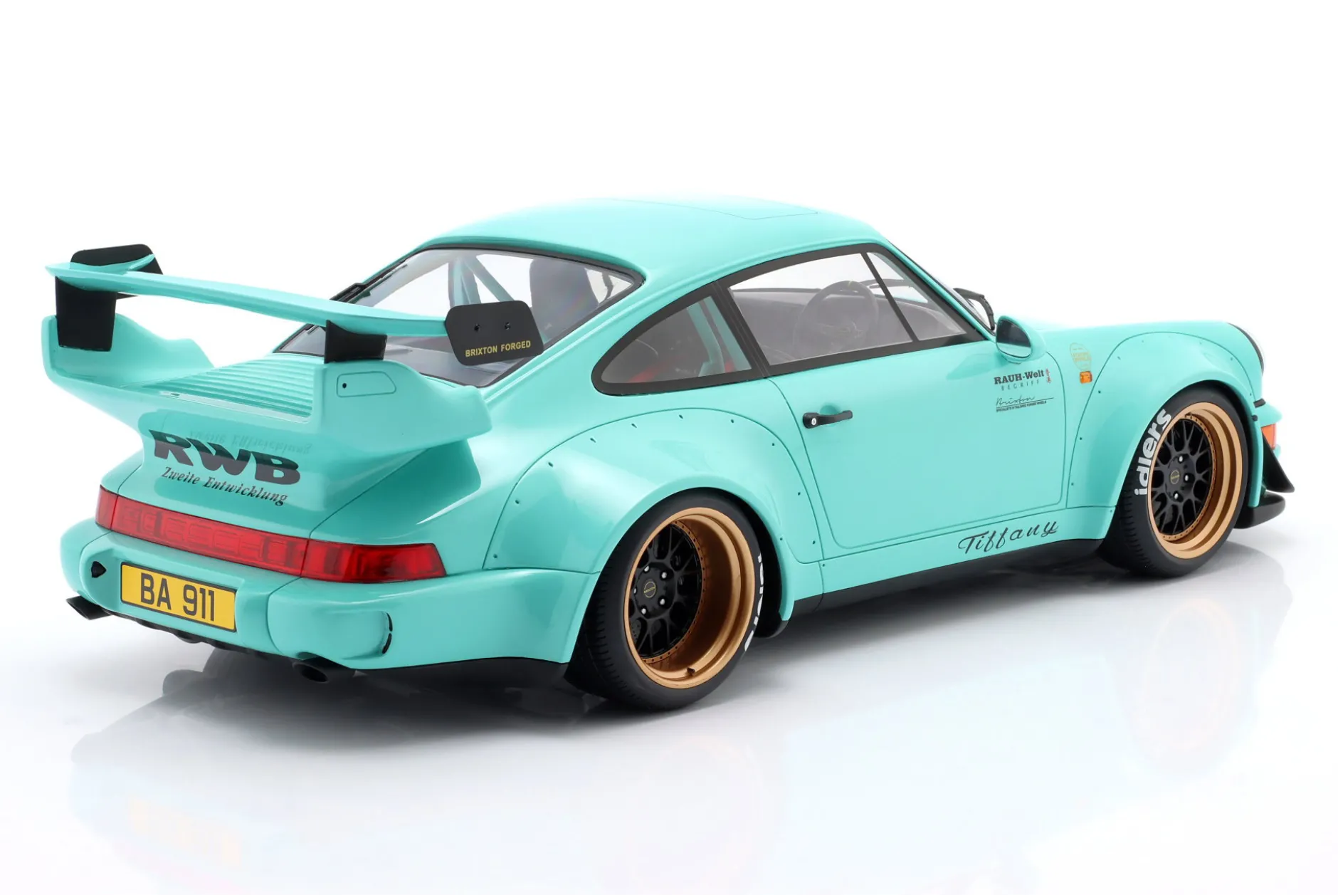 Porsche 911 RWB Rauh-Welt 2020 Tiffany blau 1:12 GT-Spirit
