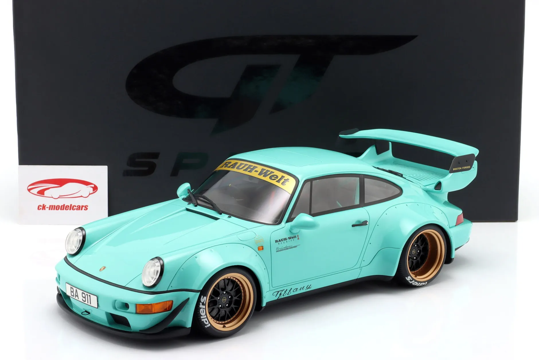 Porsche 911 RWB Rauh-Welt 2020 Tiffany blau 1:12 GT-Spirit