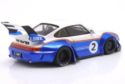 Porsche RWB X LB Walk Rauh-Welt 2023 #2 blau / weiß 1:18 GT-Spirit