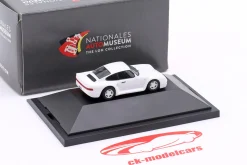 Porsche 959 S Baujahr 1987 weiß 1:87 Herpa