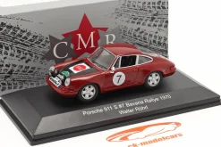 Porsche 911 S #7 Bavaria Rallye 1970 Röhrl, Marecek 1:43 CMR