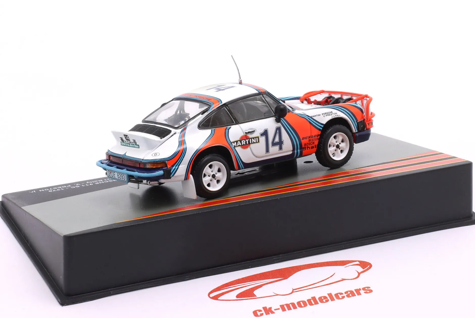 Porsche 911 SC #14 2nd Safari Rallye 1978 Preston, Lyall 1:43 Altaya