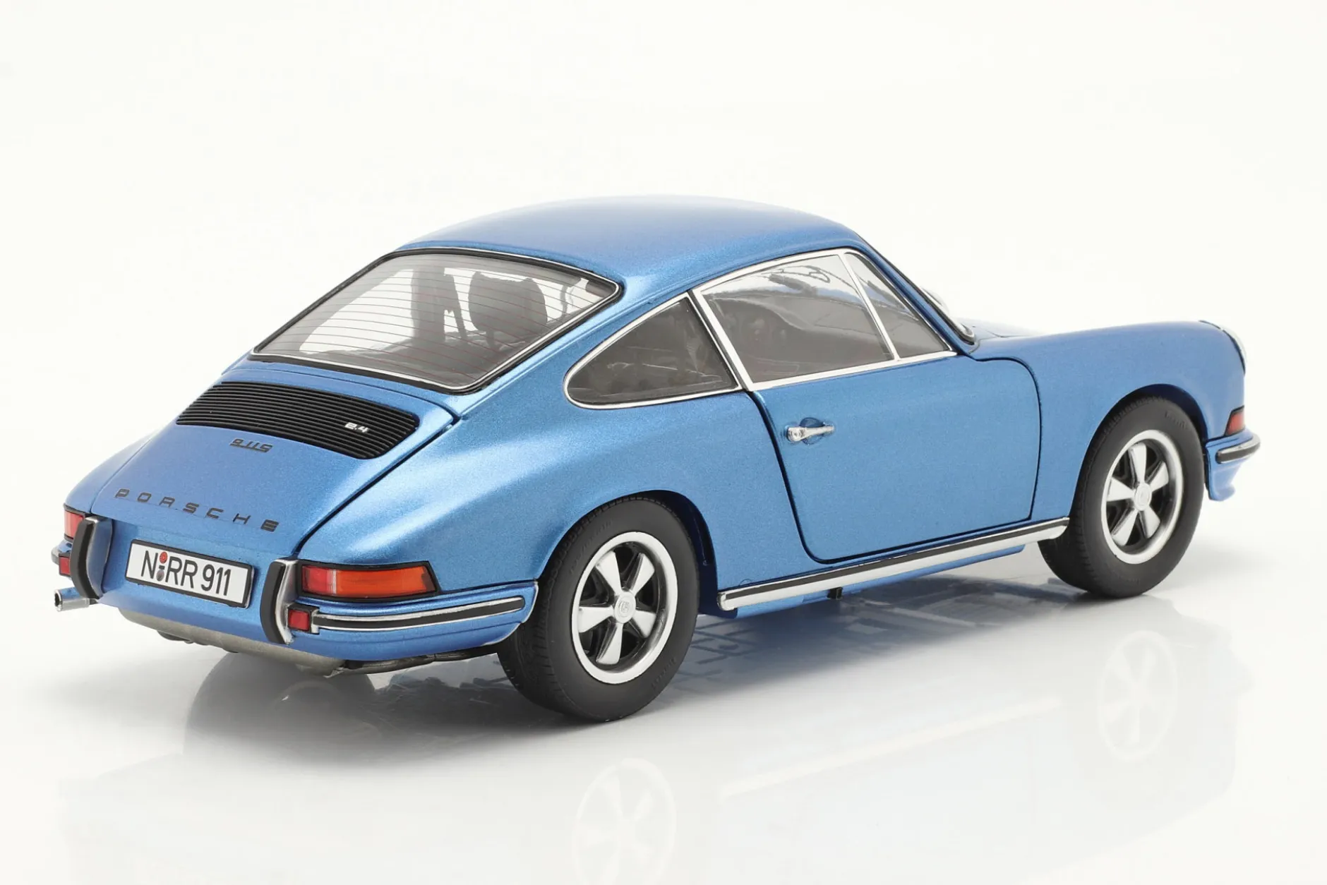 Porsche 911 S Coupe Baujahr 1973 blau metallic 1:18 Schuco