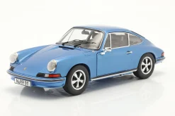 Porsche 911 S Coupe Baujahr 1973 blau metallic 1:18 Schuco