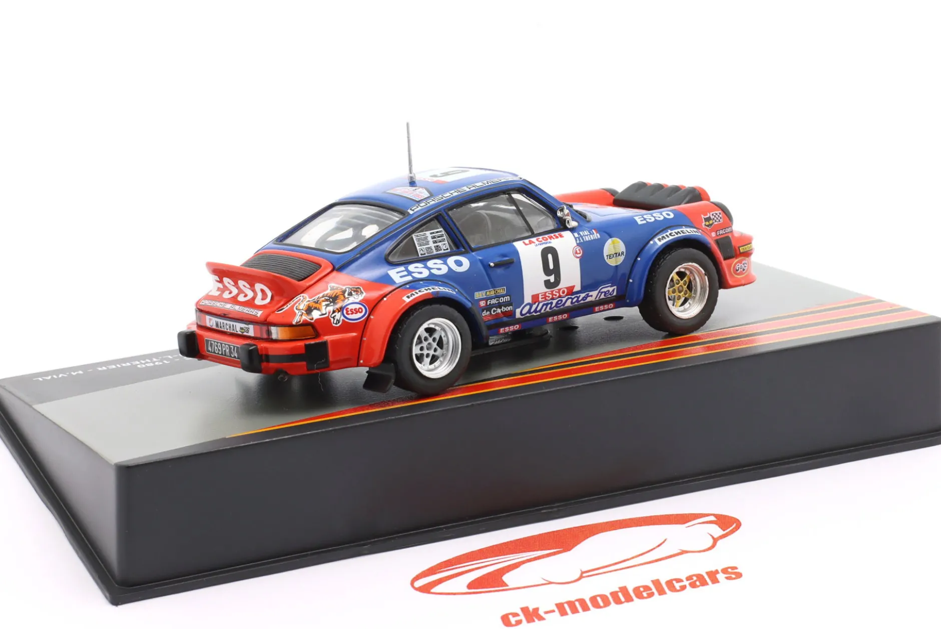 Porsche 911 SC #9 Sieger Rallye Tour de Corse 1980 Therier, Vial 1:43 Altaya