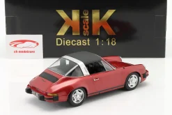 Porsche 911 SC Targa Baujahr 1978 rot metallic 1:18 KK-Scale