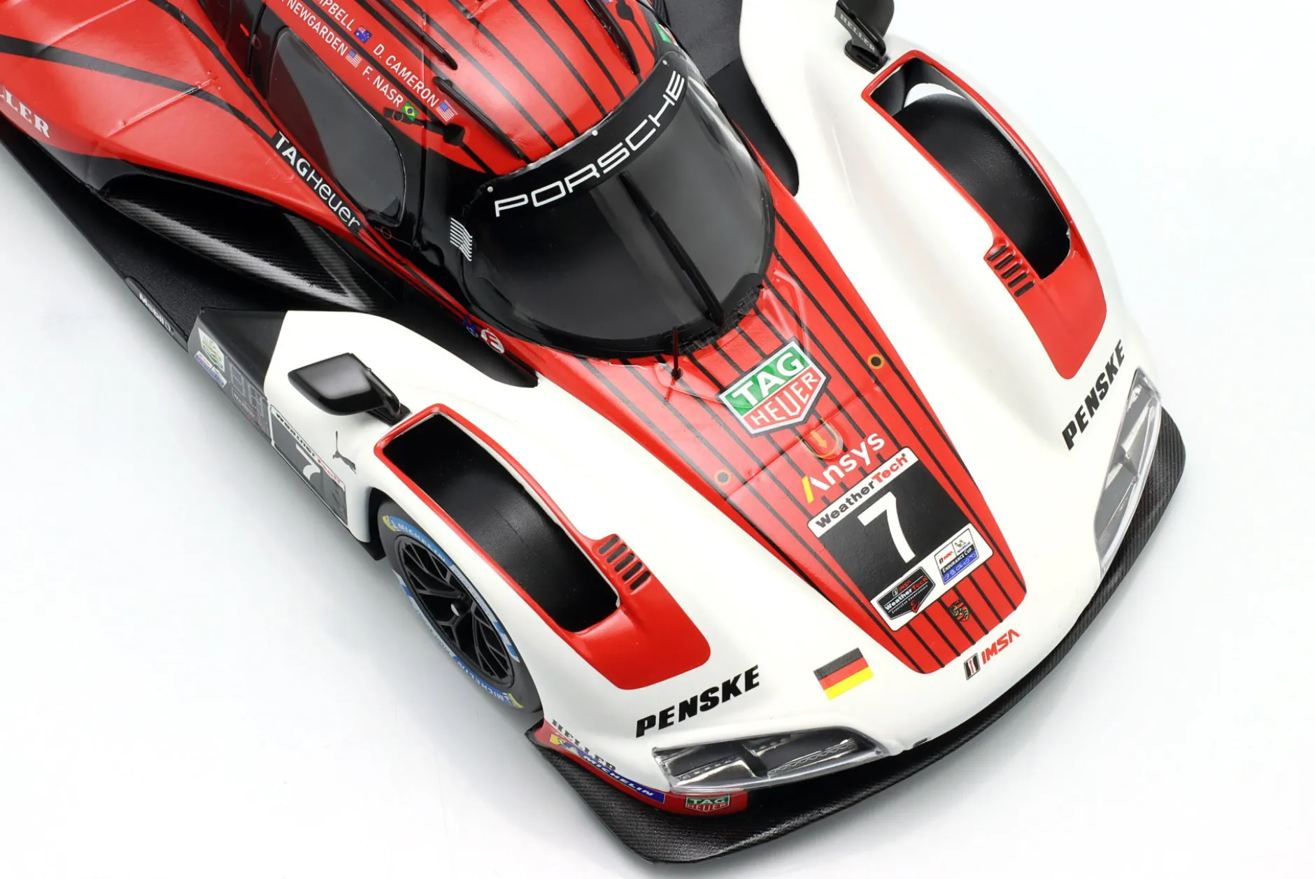Porsche 963 #7 Sieger 24h Daytona 2024 Porsche Penske Motorsports 1:18 Ixo