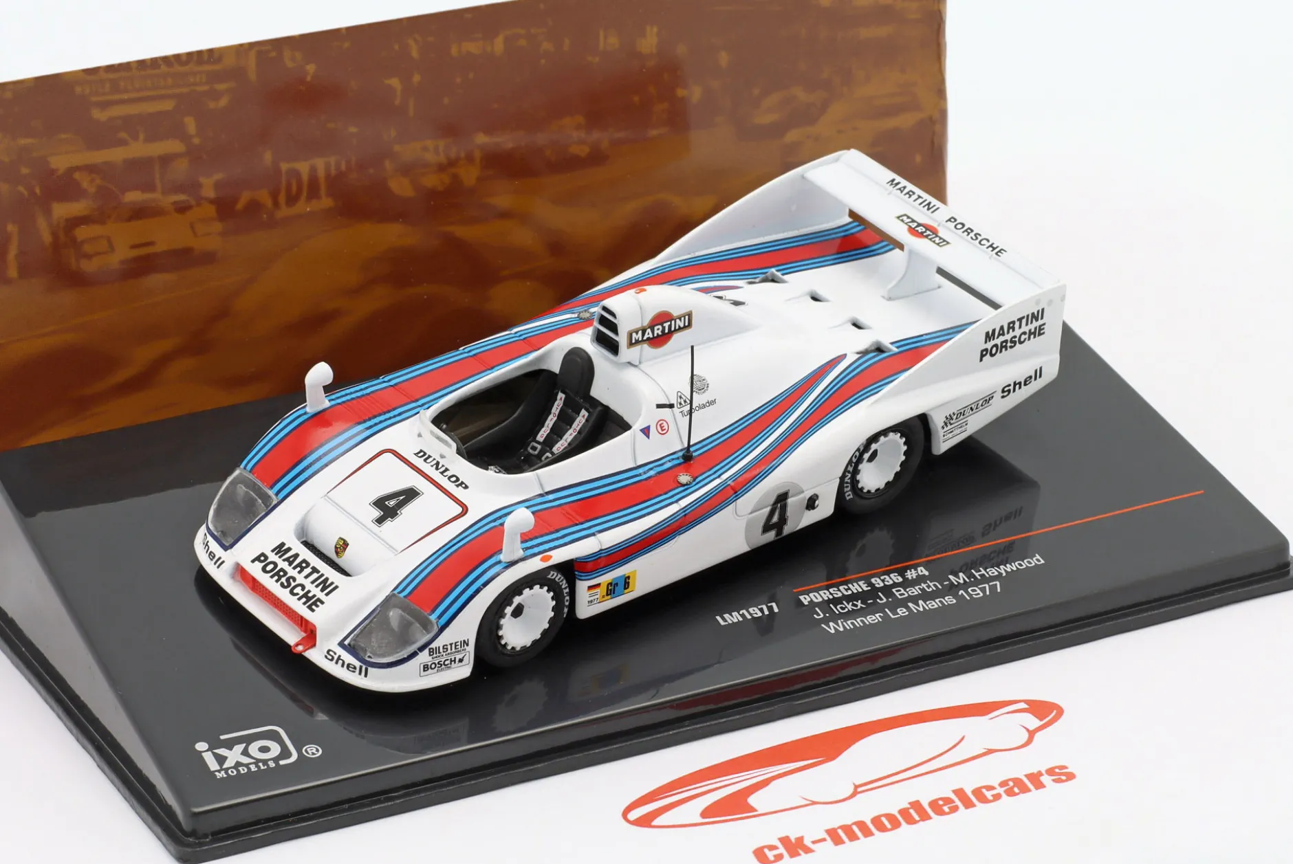 Porsche 936/77 #4 Sieger 24h LeMans 1977 Ickx, Barth, Haywood 1:43 Ixo