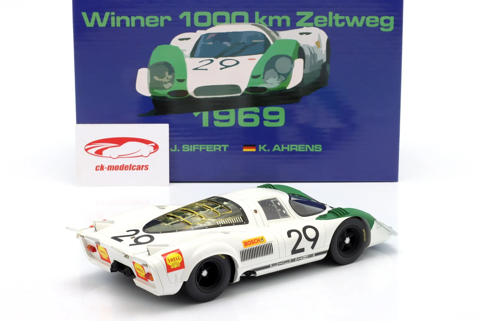 Porsche 917/69 #29 Sieger 1000km Zeltweg 1969 Siffert, Ahrens 1:18 WERK83